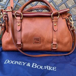 Dooney and Bourke florentine large satchel natural